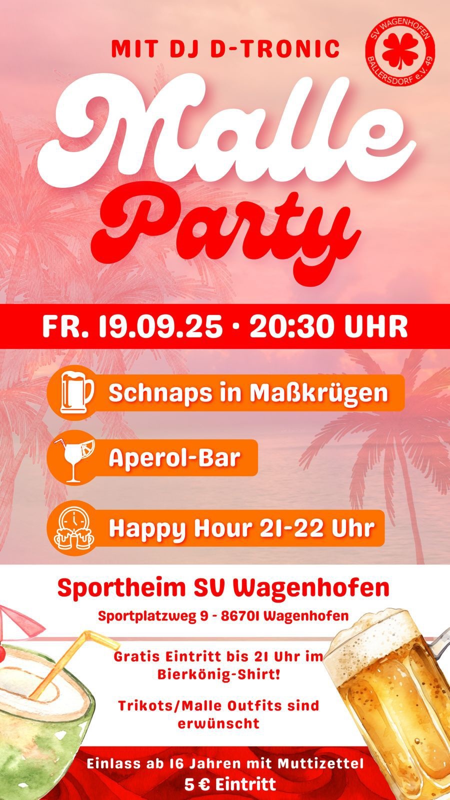 Malleparty SV Wagenhofen